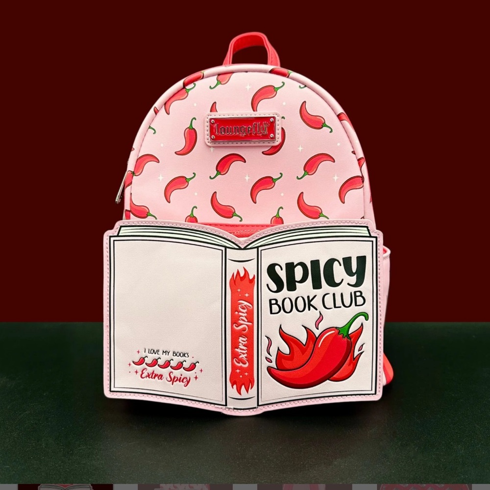 Loungefly Spicy Book Club Mini Backpack
